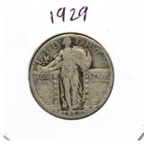1929 Standing Liberty Silver Quarter
