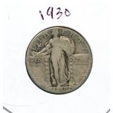 1930 Standing Liberty Silver Quarter