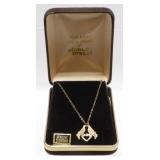 14K Gold-Filled and Diamond Necklace - Original