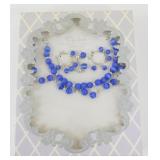 18" Necklace, 7-1/2" Bracelet & Earring Set -