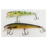 Pair (2) of Musky Fish Lures - Excellent
