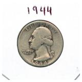 1944 Washington Silver Quarter