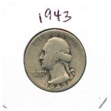 1943 Washington Silver Quarter