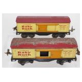 (2) Lionel No.1679 Curtiss Baby Ruth Candy Train