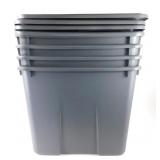 * (4) 20 Gallon Totes with Lids