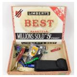 Cigar Box of Keychains and Knives