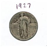 1927 Standing Liberty Silver Quarter