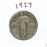 1927 Standing Liberty Silver Quarter