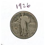 1926 Standing Liberty Silver Quarter