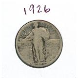1926 Standing Liberty Silver Quarter