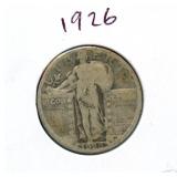 1926 Standing Liberty Silver Quarter