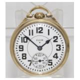 Elgin Railroad Gold Filled Pocket Watch B.W.