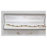 18 KT Gold Over Sterling Silver 7 3/4" Link