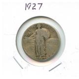 1927 Standing Liberty Silver Quarter