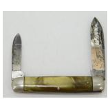Vintage Cattaraugus Celluloid Marble Handle
