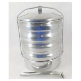 * Vintage Buckeye Aluminum Stacking Picnic Pack