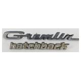 Gremlin Badge/Hatchback Badge