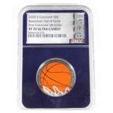 2020-S Colorized Basketball Hall of Fame Half