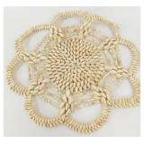 Vintage Hand-Crafted Sea Shell Trivet
