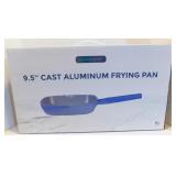 * New Blue 9.5" Cast Aluminum Frying Pan - Enamel