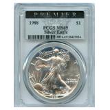 1988 PCGS MS 69 Silver Eagle
