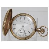 Illinois 8K/14K Solid Gold Pocket Watch, Model 2,