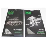 Two Steel Model Kits - No Glue Required. M4