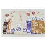 12 Different Tip Sheets, Unused - New Old Stock