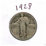 1928 Standing Liberty Silver Quarter