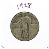 1928 Standing Liberty Silver Quarter