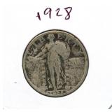 1928 Standing Liberty Silver Quarter