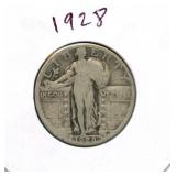 1928 Standing Liberty Silver Quarter