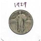 1929 Standing Liberty Silver Quarter