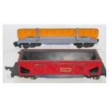 American Flyer No.909 Girder Flat & No.716 Dump