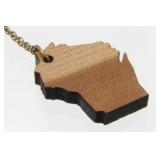 Wisconsin Necklace - Features State of Wisconsin