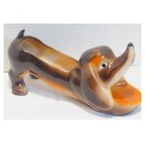 * Vintage Ceramic Dachshund Planter