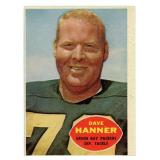 1960 Topps Dave Hanner Green Bay Packers Football