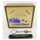 Winona, MN, Merchants National Bank Coin Bank and