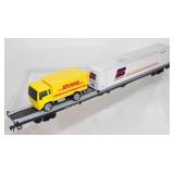C&O 81419 Flatcar with DHL Delivery Truck and BN