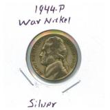 1944-P Silver War Nickel