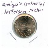 Semiquincentennial Jefferson Nickel