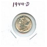 1944-D Mercury Silver Dime
