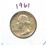 1961 Washington Silver Quarter