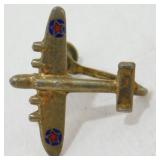 Vintage WWII Era Military Airplane Pin