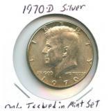 1970-D Kennedy Silver Half Dollar