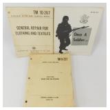 3 Military Booklets