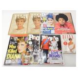 Group of Princess Diana Magazines & Others