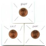 3 Last Year Penny Minted 2025