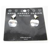 Sterling Silver Pierced Earrings - Ann Harvey,