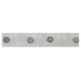 1904, 1912, 1913 & 1914 Silver Dimes